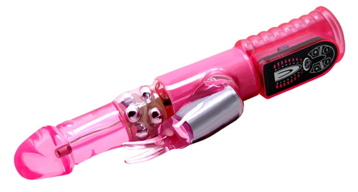 Вибратор с стимулятором клитора и функцией ротации BAILE - Pleasurizer Legend toyz, 8 vibration functions 8 Sex Aura Киев - изображение 8