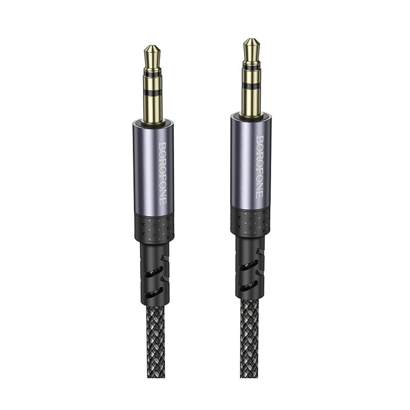 Аудио кабель BOROFONE BL24 Graceful audio cable AUX Metal Grey Одеса - фото 6