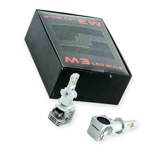 Автолампа H3 12V-24V M3 6500K 27W радіатор та вентилятор LED Мукачево