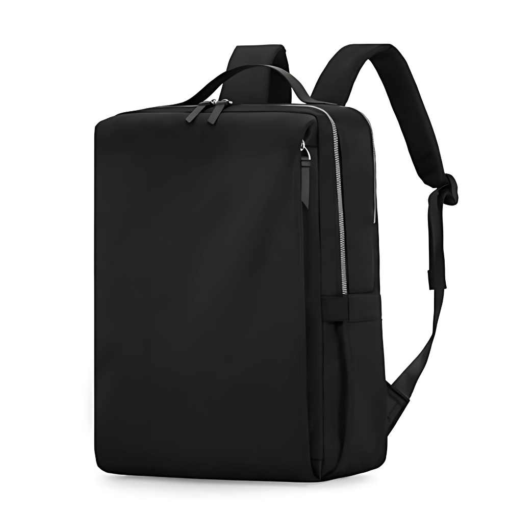 Рюкзак городской для ноутбука с противоударным отделением, дорожный для путешествий 41х30х13 см,чёрный Каменец-Подольский - изображение 1