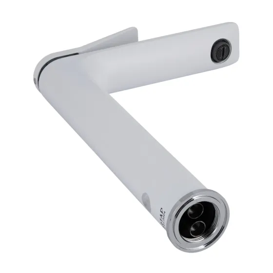 Змішувач для раковини високий Qtap Presto QTPRE269CRW45577 Chrome/White хром/білий Київ