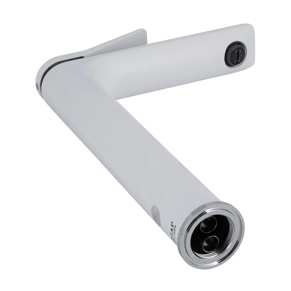 Смеситель для раковины высокий Qtap Presto QTPRE269CRW45577 Chrome/White хром/белый Киев - изображение 3