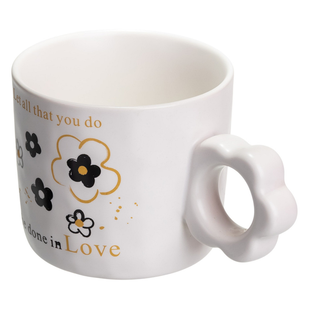 Чашка для чаю та кави порцелянова 420 (мл) гарна оригінальна кружка на подарунок FM-14A SBR Київ - фото 4