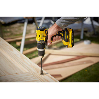 Шуруповерт Stanley FatMax ударний, Li-lon 18В, 2.0 Аг, 80 Нм, 0-600/2100 об/хв, (SFMCD721D2K) Вінниця - фото 6