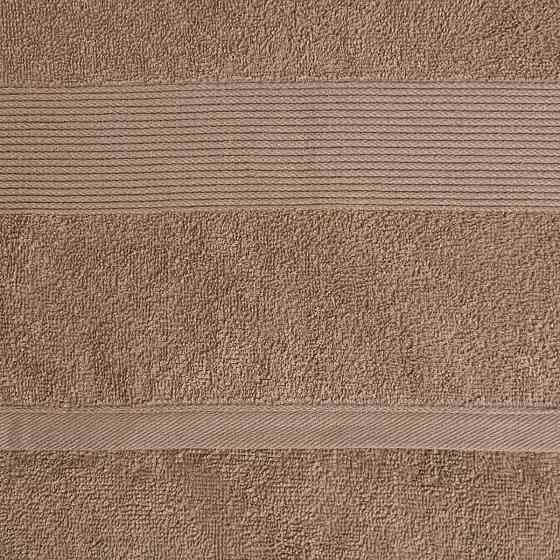 Набор банный махровый с Бордюром 3шт GM Textile 50х70см, 50х90см, 70х140см 400г/м2 (Капучино) Сумы
