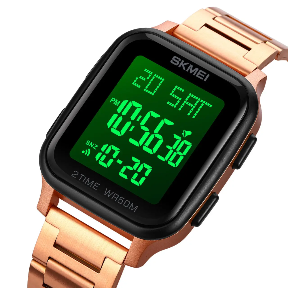 Чоловічий наручний годинник Skmei 1859 на браслеті (Рожеве золото) Київ - фото 3