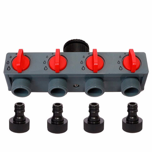Переходник распределитель на 4 линии для полива, Aqualin 27208 Винница - изображение 5