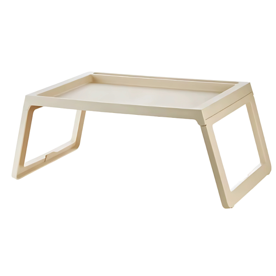 Столик піднос для ноутбука і планшета в ліжко, трансформер, розкладний стіл для сніданку в ліжко, бежевий Кам'янець-Подільський