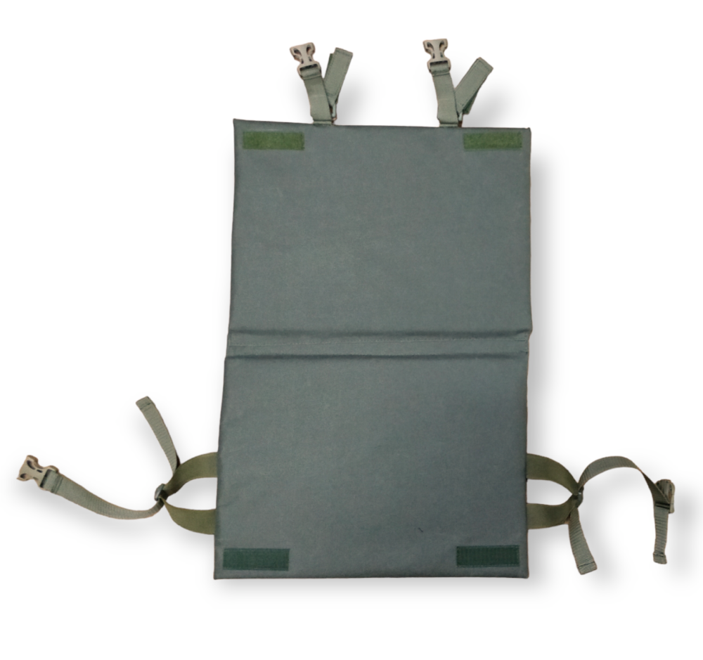 Сидушка підвійна каремат тактичний з кріпленням на РПС бронь і пояс складна олива Одеса - фото 7