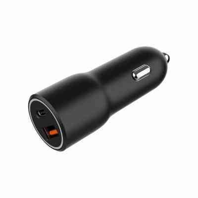 Зарядний пристрій Gembird 1xUSB-A (18W QC3.0) + 1xUSB-C (PD 20W) black (TA-UC-AC2PDQC38-CAR-01) Вінниця
