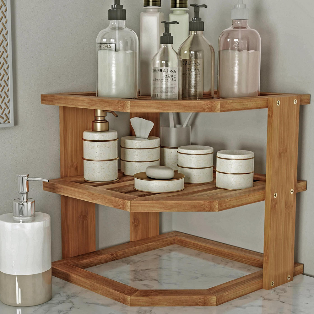 Настільна полиця для ванної "Фейтес" сієна Миколаїв - фото 1