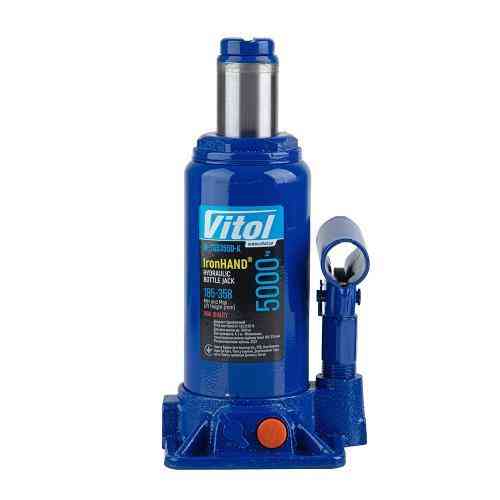 Гидравлический телескопический домкрат Iron Hand 5 т, чемодан, подъем 185-358 мм, 4,1 кг (IH-185355D-K) Харьков