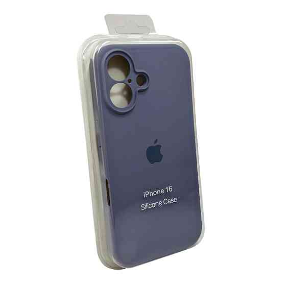 Чохол для смартфона Silicone Full Case AA Camera Protect for Apple iPhone 16 28,Lavender Grey Київ