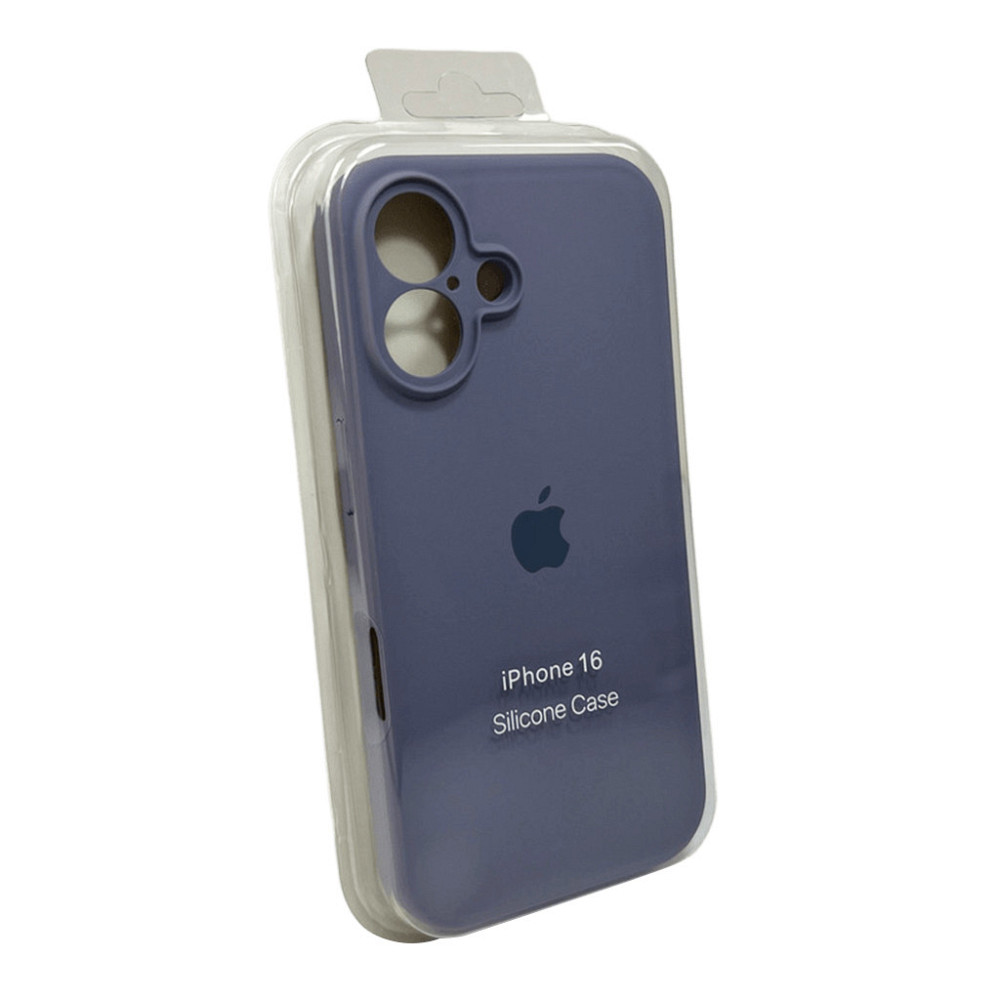 Чохол для смартфона Silicone Full Case AA Camera Protect for Apple iPhone 16 28,Lavender Grey Київ - фото 2