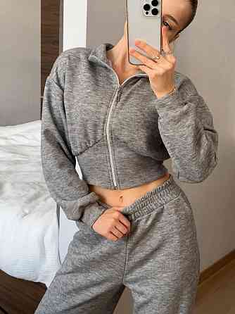 Жіночий теплий прогулянковий костюм із турецької ангори Меланж, 46/48 Одеса