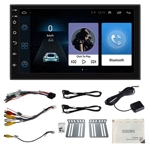Автомагнитола 7" 2/32ГБ Android 11 Wi-Fi GPS 2xUSB 2 DIN 4x60Вт, 7011A Винница - изображение 3