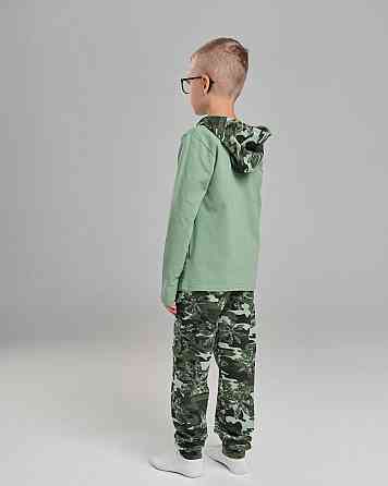 Пижама детская комплект со штанами с капюшоном на мальчика Tom John 89159 Киев