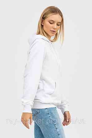 Худі базове утеплене Ray Basic жіноче біле (U0401W-White) 3XL Київ