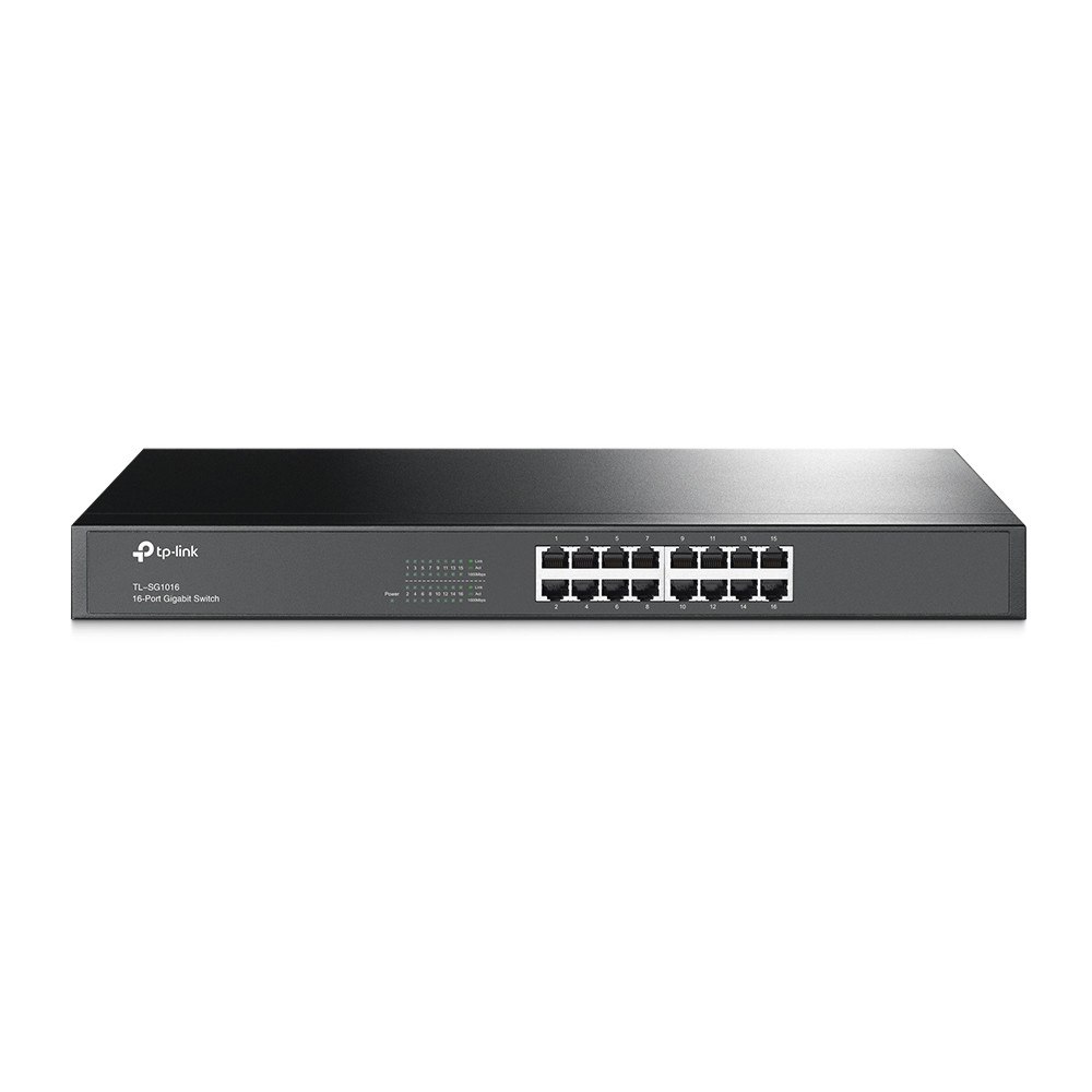 Комутатор TP-Link TL-SG1016 16-портовий гігабітний некерований Київ - фото 1