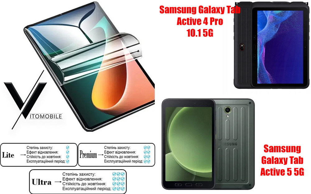 Полиуретановая пленка HyperClear Guard для Samsung Galaxy Tab A9, Galaxy Tab A9+ Киев - изображение 1