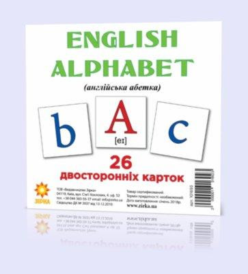 Картки міні Англійська абетка (110х110 мм), шт Киев - изображение 1