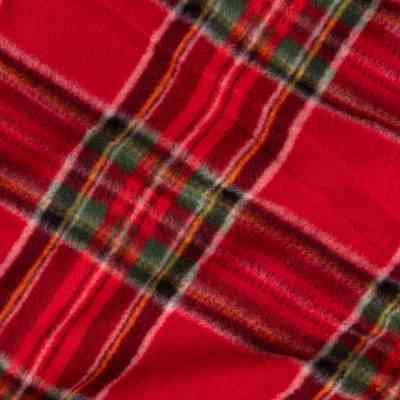 Плед Ardesto Christmas Fleece 130x160см, 100% полиэстер, клетка, красный (ART0717PB) Винница