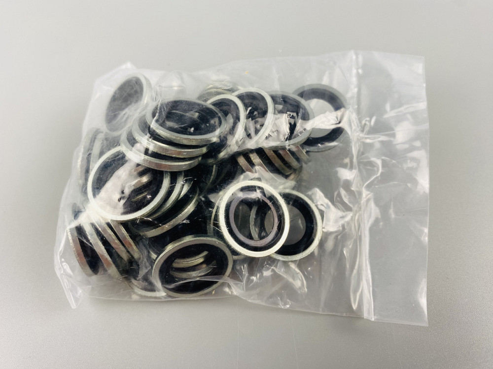 Шайба з гумовим кільцем NBR всередині 14 мм, для гідравліки, олії, води, повітря. Мукачево - фото 6