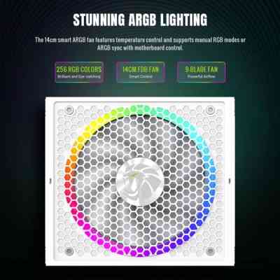 Блок питания Gamemax 850W (RGB 850G WH) Винница