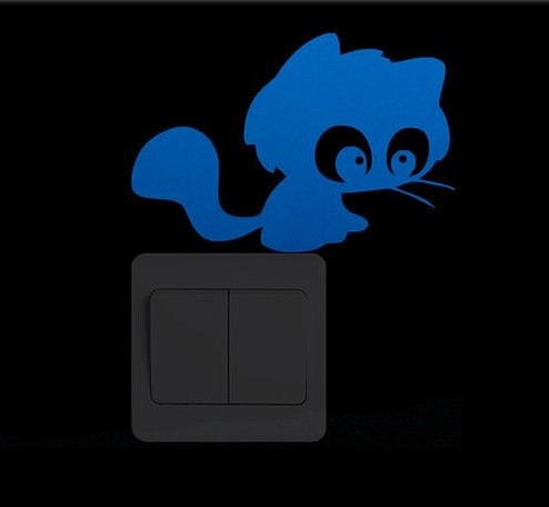 Люминесцентная наклейка 