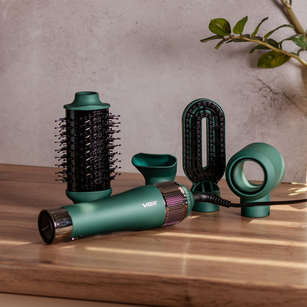 Фен-щітка 4 в 1 з насадками VGR V-493, 1000 Вт Київ - фото 5
