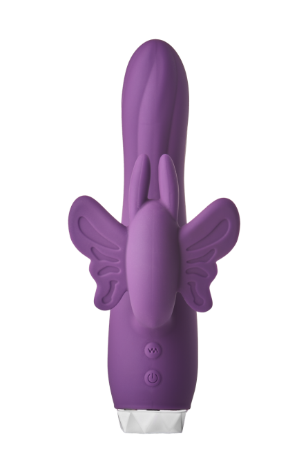 Вибратор-кролик в виде Бабочки Dream Toys Flirts Butterfly, фиолетовый, 17 х 3 см Sex Aura Киев - изображение 2