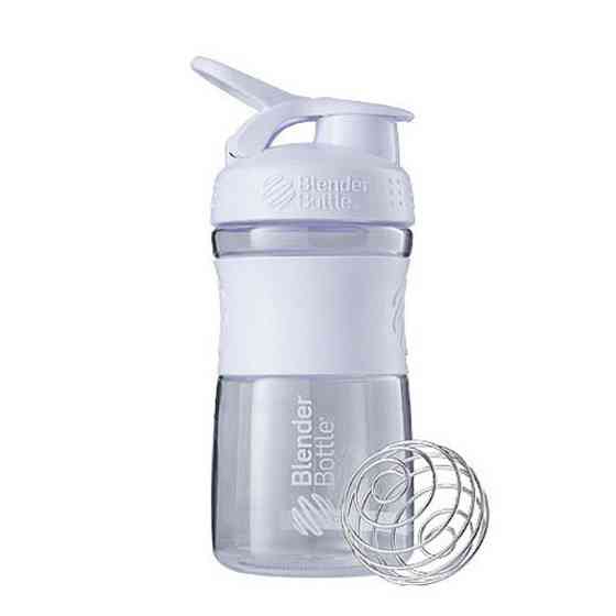 Шейкер спортивний (пляшка) BlenderBottle SportMixer Flip 20oz/590ml White Луцк