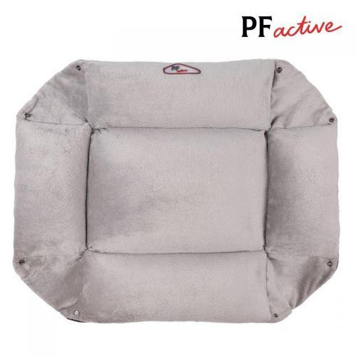 Лежак-трансформер Pet Fashion «Simon» для собак, 54х66х20 см, сірий/чорний Вінниця - фото 3