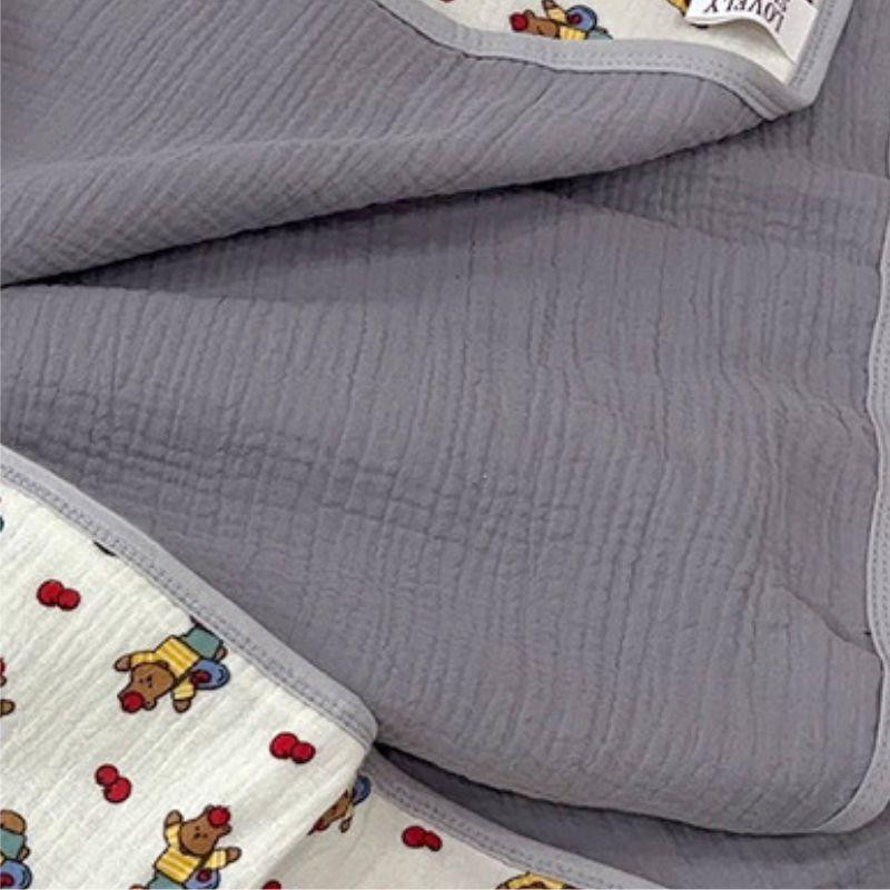 Плед Детский Lovely Svi Хлопок Муслин 100х130 см - двухсторонний -Серый Киев - изображение 2