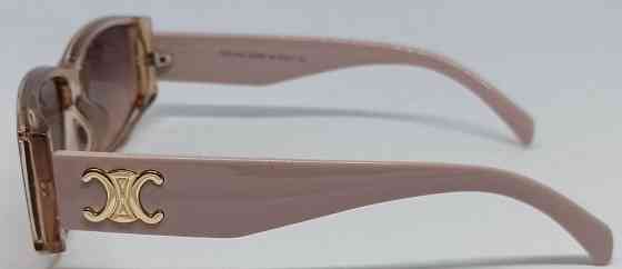 Брендові коричневі з рожевим жіночими трендовими окулярами від сонця градієнт. Київ