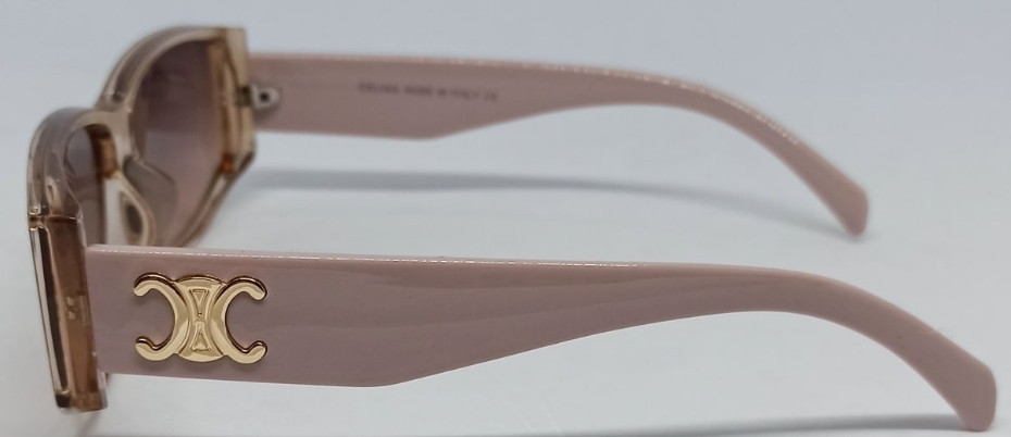 Брендові коричневі з рожевим жіночими трендовими окулярами від сонця градієнт. Київ - фото 5