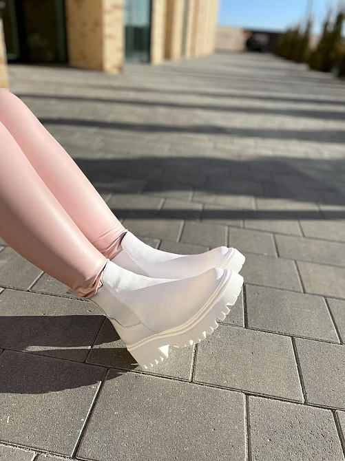 Черевики жіночі GREMMY білі натуральна шкіра зима 35р.-22.5см. 40р.-25.5см. (604/1) Коломыя - изображение 9