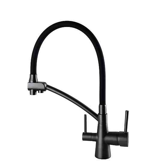 Змішувач для кухні під осмос Globus Lux LAZER GLLR-0700-11-GRAPHITE Тернопіль