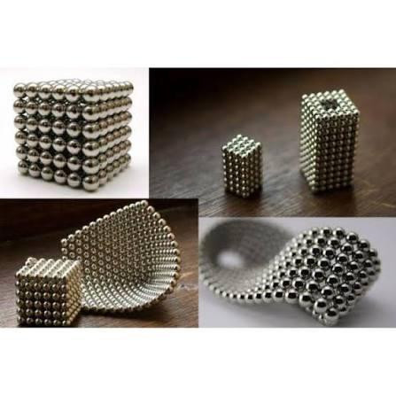 Магнітний конструктор NeoCube Silver 216 кульок 5 мм у металевій коробці, головоломка антистрес Неокуб срібло Одеса - фото 6
