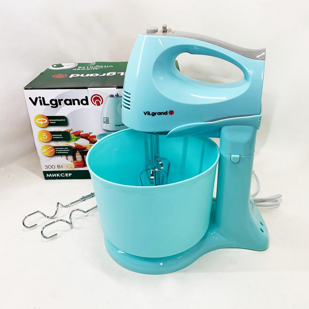 Миксер для кухонной работы ViLgrand VHM3017B 300 Вт, Миксер для смешивания соусов FT-36 Львов - изображение 3