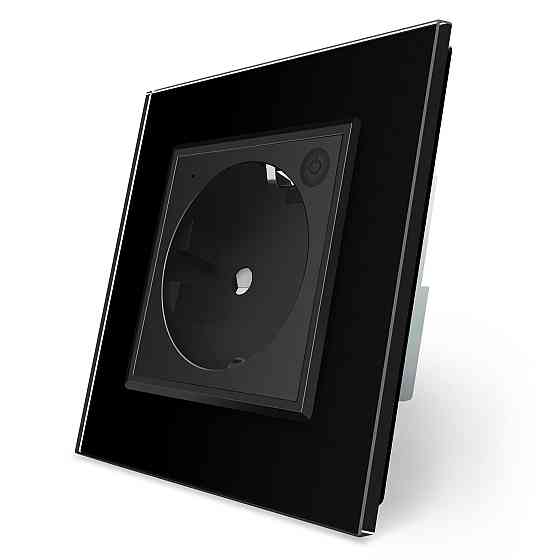 LIVOLO Розумна розетка ZigBee з заземленням Livolo чорний (VL-FCTC16AZ-2BP) Коломия