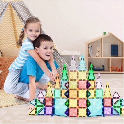Конструктор Picasso магнитный Tiles Mini Diamond Series Set 60 деталей (817338022303) Винница - изображение 4