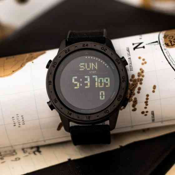 Годинник чоловічий наручний North Edge Tank3 5BAR Чорний Вінниця