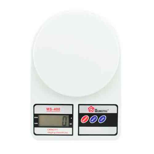 Электронные весы Domotec MS-400, до 10 кг, точность 1 г, ЖК-дисплей, функция тары и автоотключение Киев