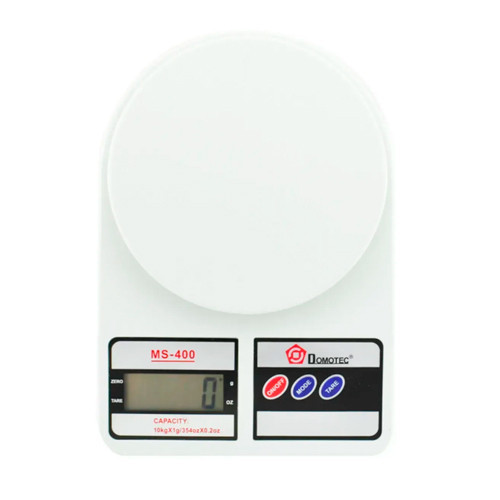 Электронные весы Domotec MS-400, до 10 кг, точность 1 г, ЖК-дисплей, функция тары и автоотключение Киев - изображение 1
