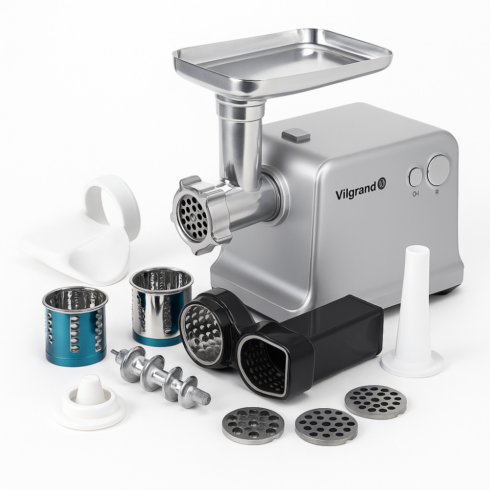 Мясорубка для интенсивного использования VILgrand V221-PMG 2200 Вт, Электромясорубка бюджетная YM-65 Львов - изображение 16