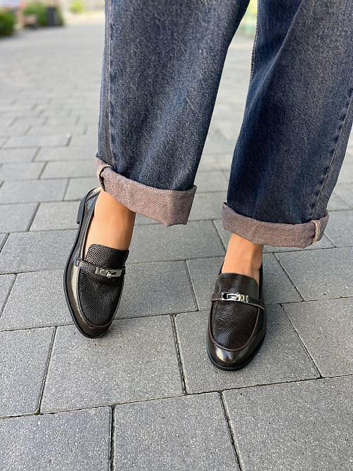 VIFEST Туфлі жіночі VIFEST 255 коричневі (весна-осінь, шкіра (анаконда) натуральна) (5912) Коломия - фото 8