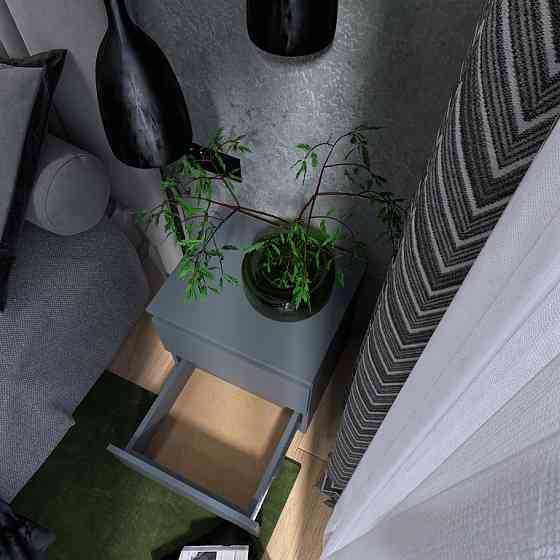 Тумба прикроватная Эверест ТЛ-1 Лайт 45х38х49 см Графит (DTM-4911) Львов