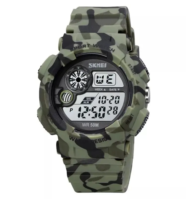 Чоловічий наручний годинник Skmei 1718 (Камуфляж) Вінниця - фото 2