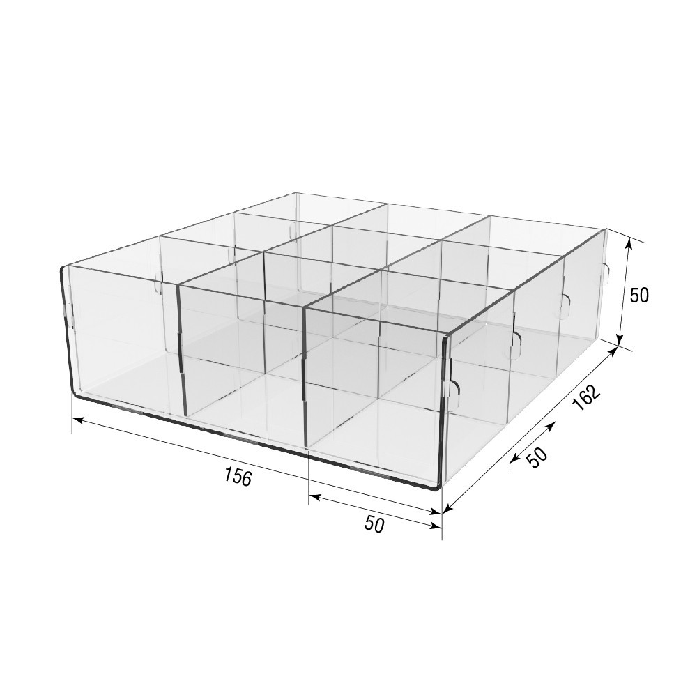 Коробка EKOSTAR 9 ячеек 156х162х50 Киев - изображение 3